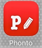 写真文字入れアプリ「Phonto」